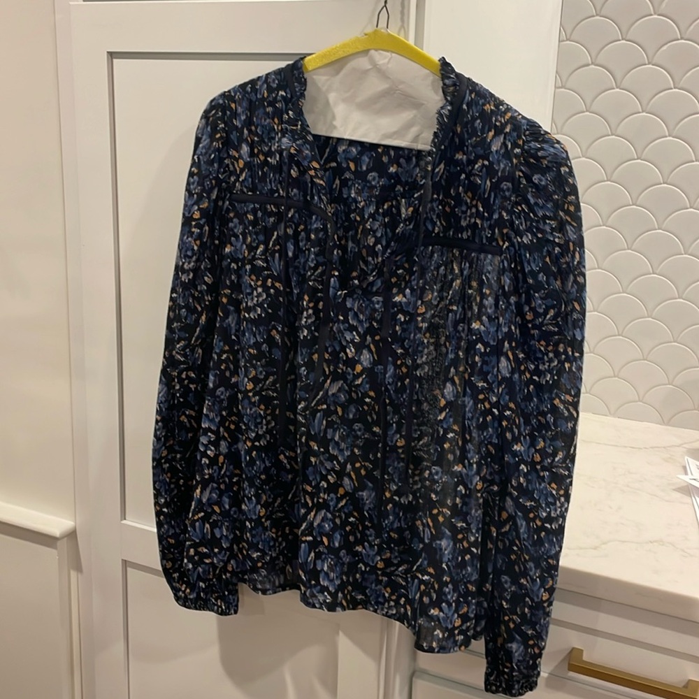 Ulla Johnson double tie blouse size 6